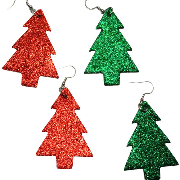 5/$25 All items $17 or less Christmas Earrings Stocking Stuffers Christmas Tree - Picture 4 of 16